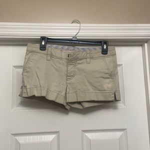 American eagle khaki shorts